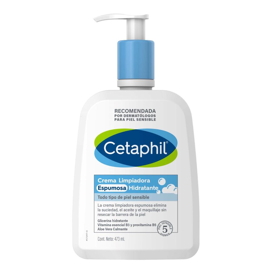 CETAPHIL Crema Limpiadora Espumosa Hidratante (473ml)