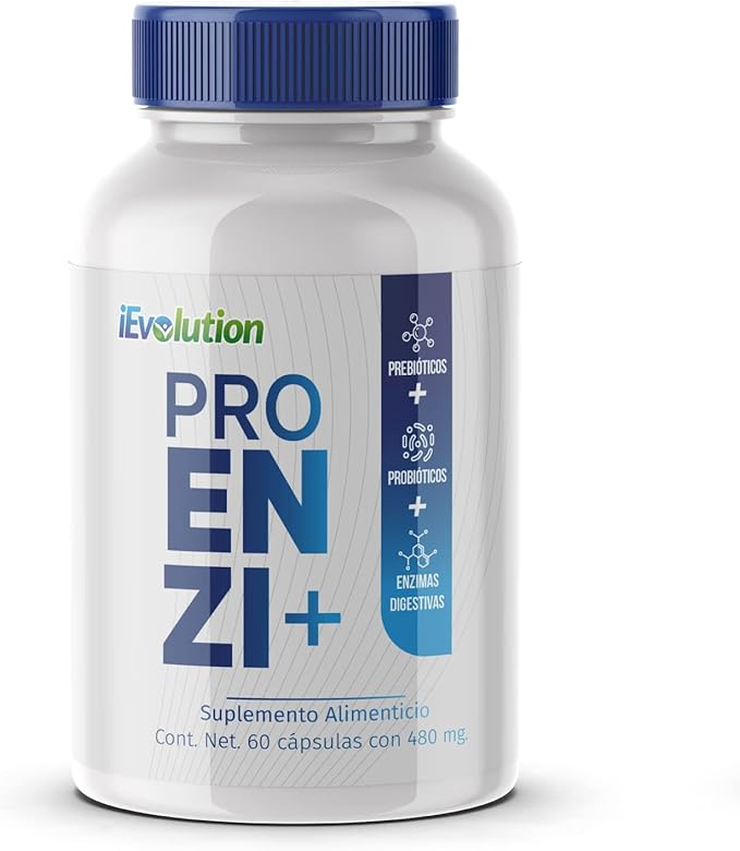 iEVOLUTION Proenzi+ probioticos 60 Capsulas (480mg)