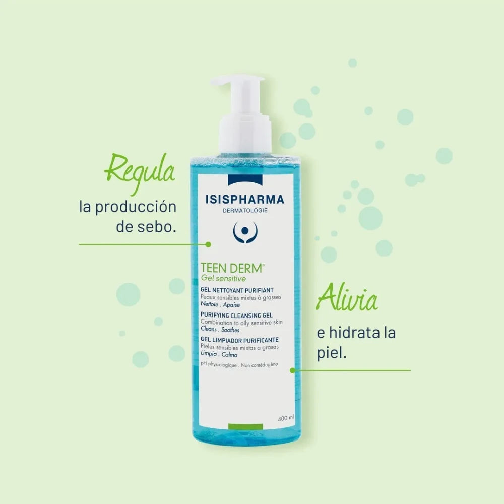 Isispharma Teen derm gel sensitive (400ml)