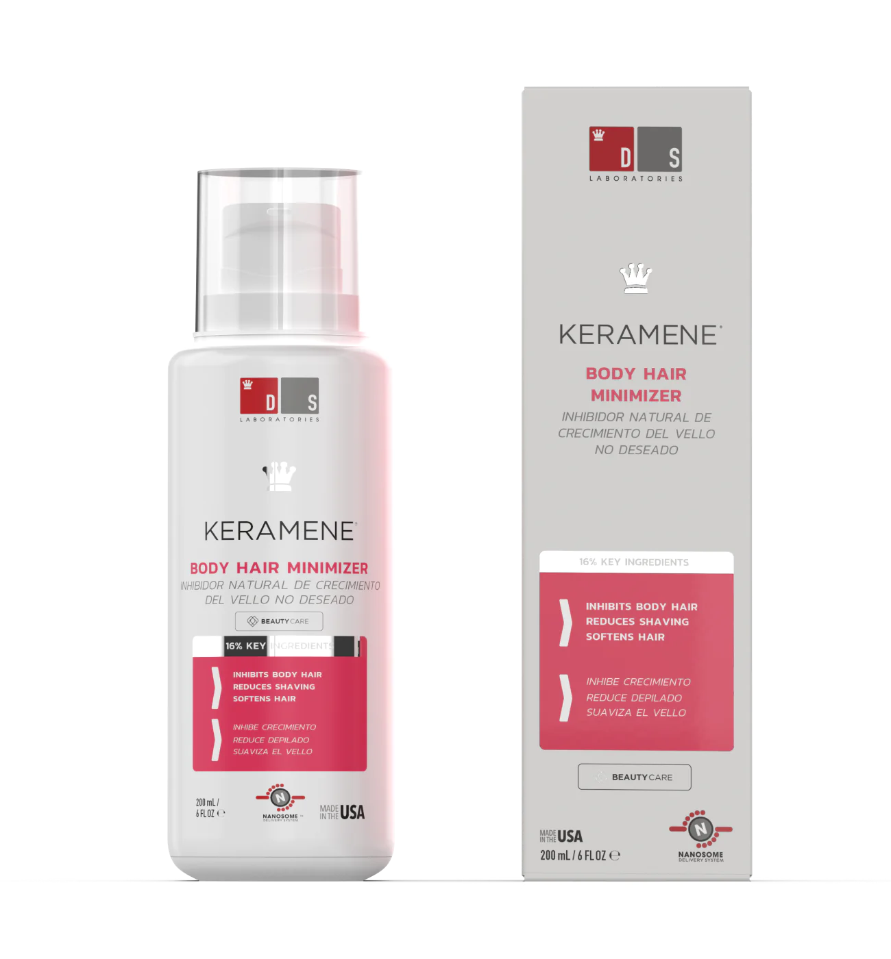 DS Laboratories Spectral Keramene Body Hair Minimizer 200ML