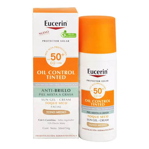 Eucerin Oil Control Tono Medio SPF +50 (50ml)