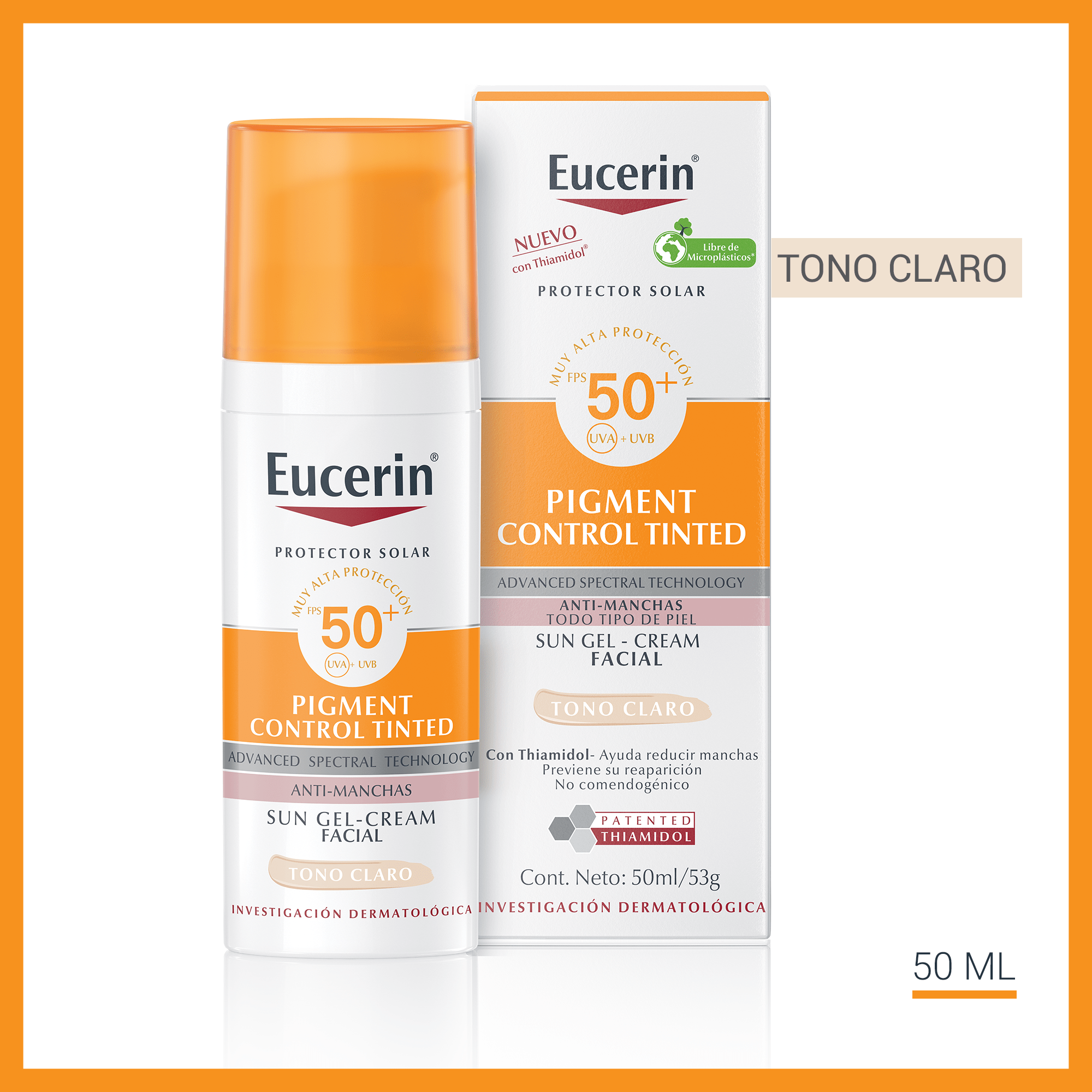 Eucerin Pigment Control Tinted Tono Claro (50ml)