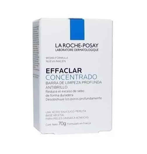 La Roche Posay Effaclar Concentrado Barra Limpieza Profunda (70gr)